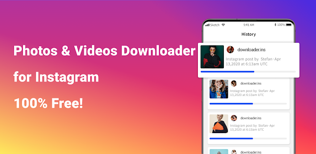 Download Photo & Video Downloader For Instagram #Repost IG On PC.