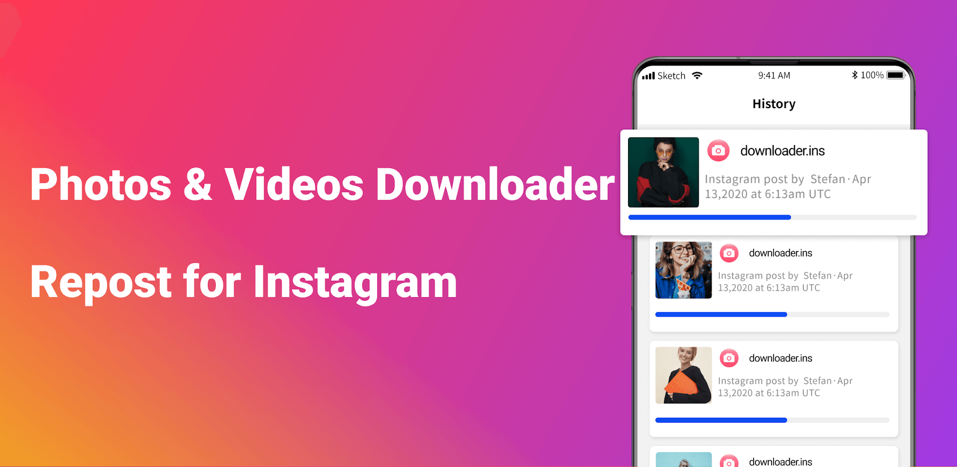 Photo & Video Downloader for Instagram #Repost IG PC