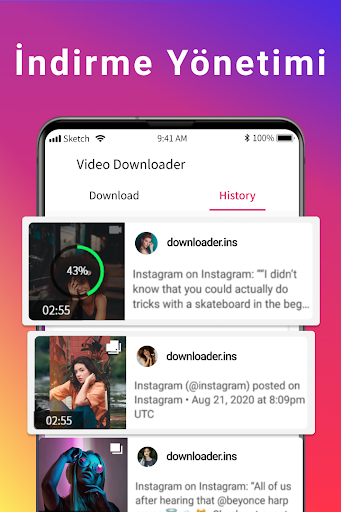 Instagram için Fotoğra f& Video İndirici