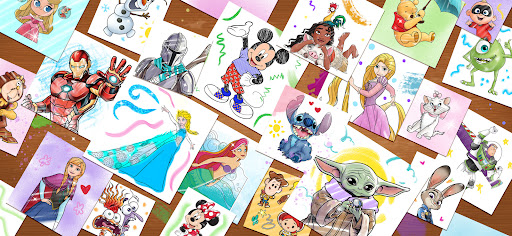 Disney Färbung Welt