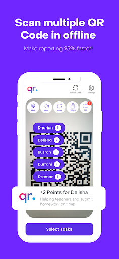 komputer Student QR Points