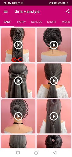 Girls Hairstyle Step By Step پی سی