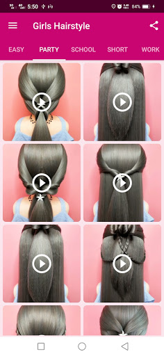 Girls Hairstyle Step By Step پی سی