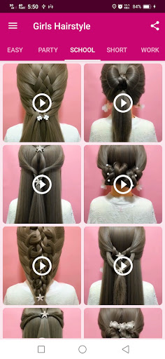 Girls Hairstyle Step By Step پی سی