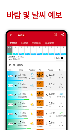 Windfinder: 바람, 날씨, 조수 및 파도 예보 PC