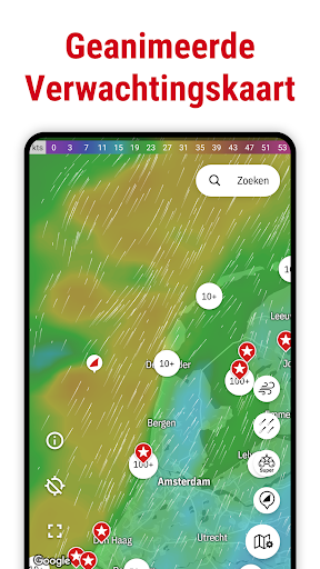 Windfinder: Wind & Weer Kaart