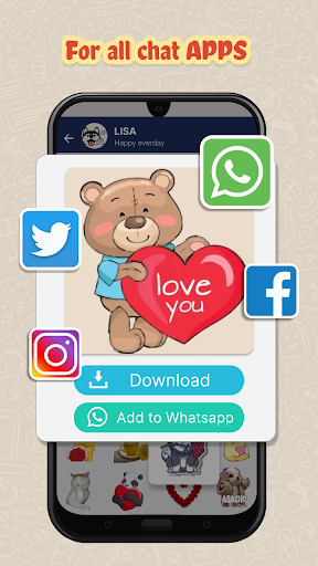 HD Stickers packs for WhatsApp - WAStickersApps PC