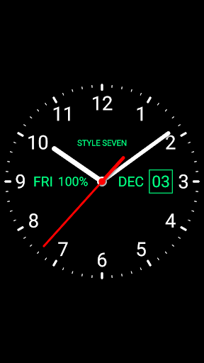 Analog Clock Live Wallpaper-7 پی سی