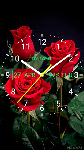 Analog Clock Live Wallpaper-7 پی سی