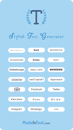 Stylish Text Generator পিসি