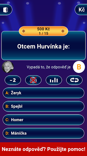 Milionář 2020 - Český Kvíz PC