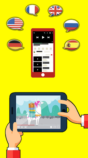 ビデオの字幕。日本語への翻訳ビデオ