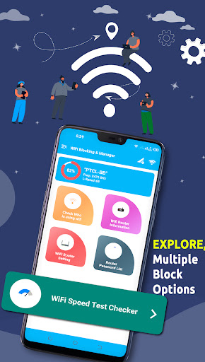 ব্লক ওয়াইফাই–রাউটার ম্যানেজার পিসি