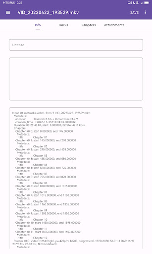 komputer MKV Editor, Extractor
