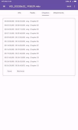 komputer MKV Editor, Extractor
