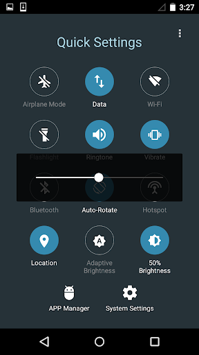 Quick Settings for Android PC