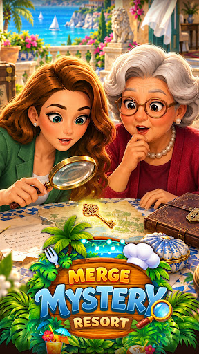 Merge Mystery : Resort الحاسوب