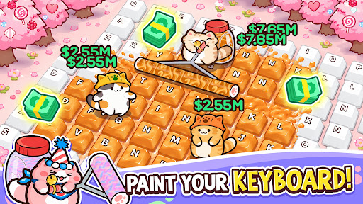 Cat Keycap Paint الحاسوب