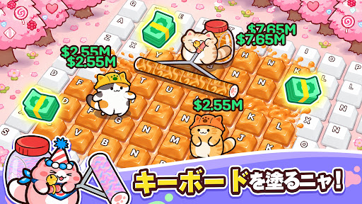 ねこキーキャップペイント