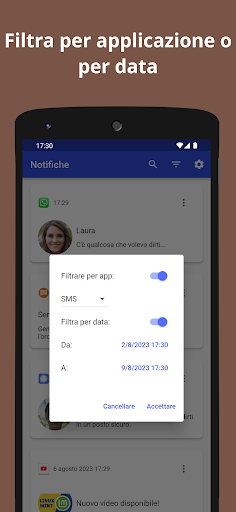 Cronologia delle Notifiche PC