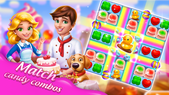 Sweet Candy World-Match 3 Game PC
