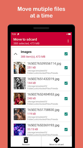 Move files to SD card PC