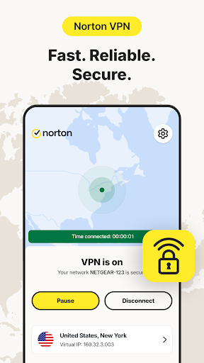 komputer Norton VPN – Fast & Secure