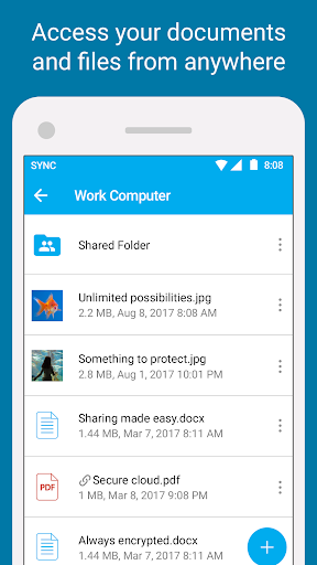 Sync - Secure cloud storage PC