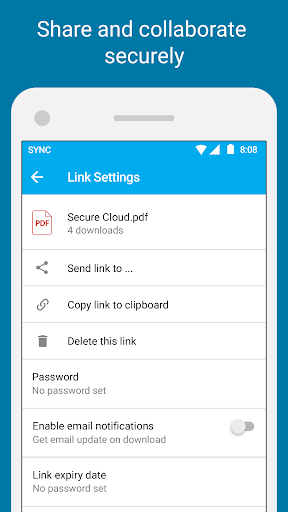 Sync - Secure cloud storage PC