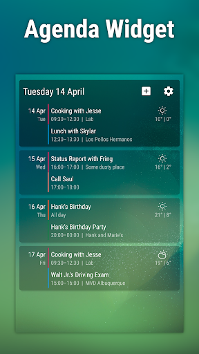 Event Flow Calendar Widget PC