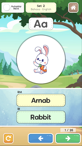 komputer Belajar ABC Dwibahasa + Suara