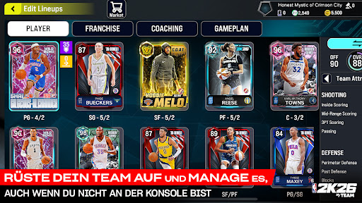 NBA 2K26 MyTEAM Mobile para PC