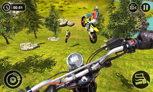 Uphill Offroad Motorbike Rider