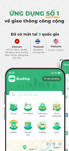 BusMap - Xe buýt & thanh toán