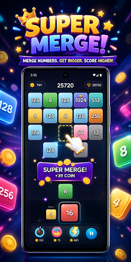 Merge Block: 2048 Puzzle পিসি