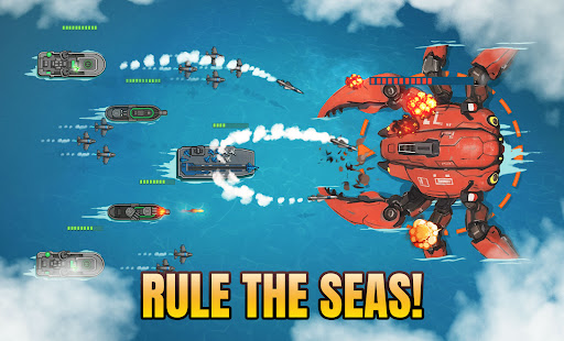 Retro Warship-Naval Combat