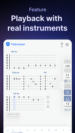 TabMaker - Guitar Tab Editor ПК