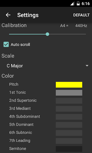 ボーカル音程モニター PC版