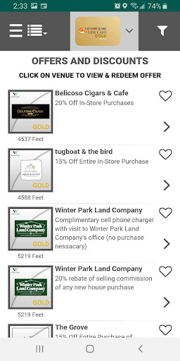 VIP Shop & Dine 4Less Card پی سی