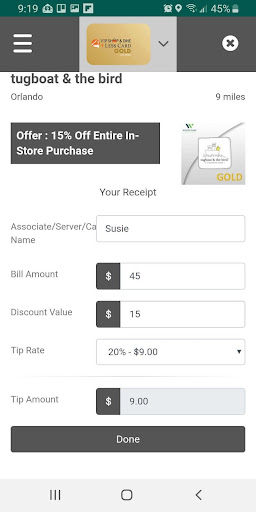 VIP Shop & Dine 4Less Card پی سی