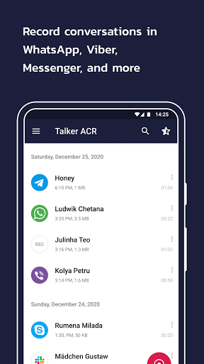 Registra chiamate: Talker ACR