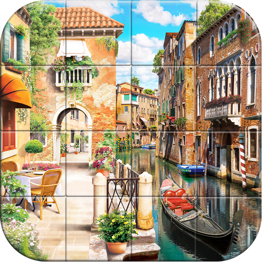 Tile Puzzle Peaceful Places PC