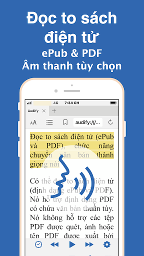 Audify Đọc to Trình duyệt Web