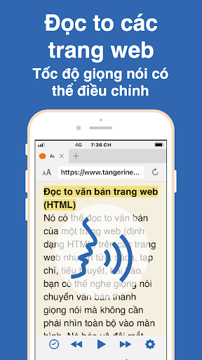 Audify Đọc to Trình duyệt Web