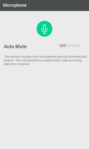 Microphone Disabler