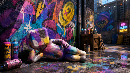komputer Paint to Hide: Color Master