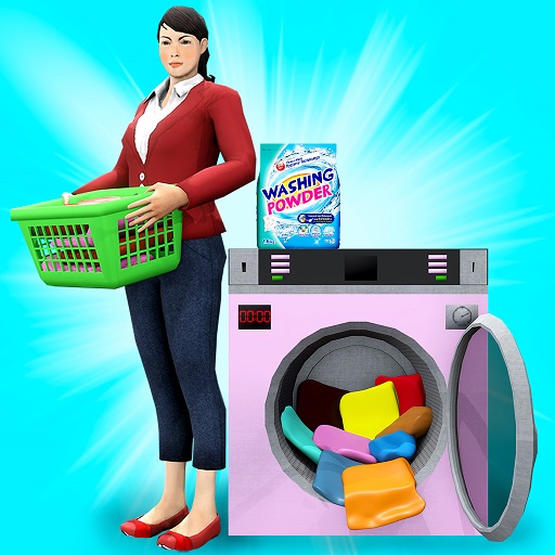 komputer Laundry Shop Manager Game