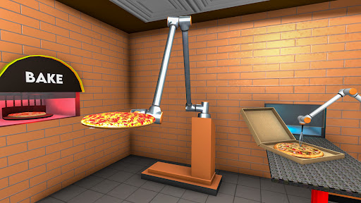 komputer Pizza Maker Cooking Factory