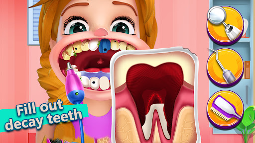 komputer Dentist Inc Teeth Doctor Games
