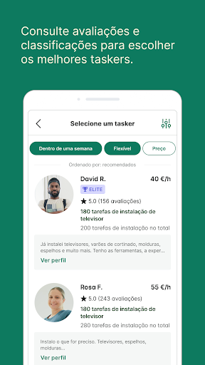 Taskrabbit - Manutenção e mais